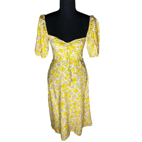 Faithfull the Brand Dresses & Skirts - FAITHFUL THE BRAND JUNIPER MIDI DRESS IN GARDEN FLORAL WOMENS SIZE S